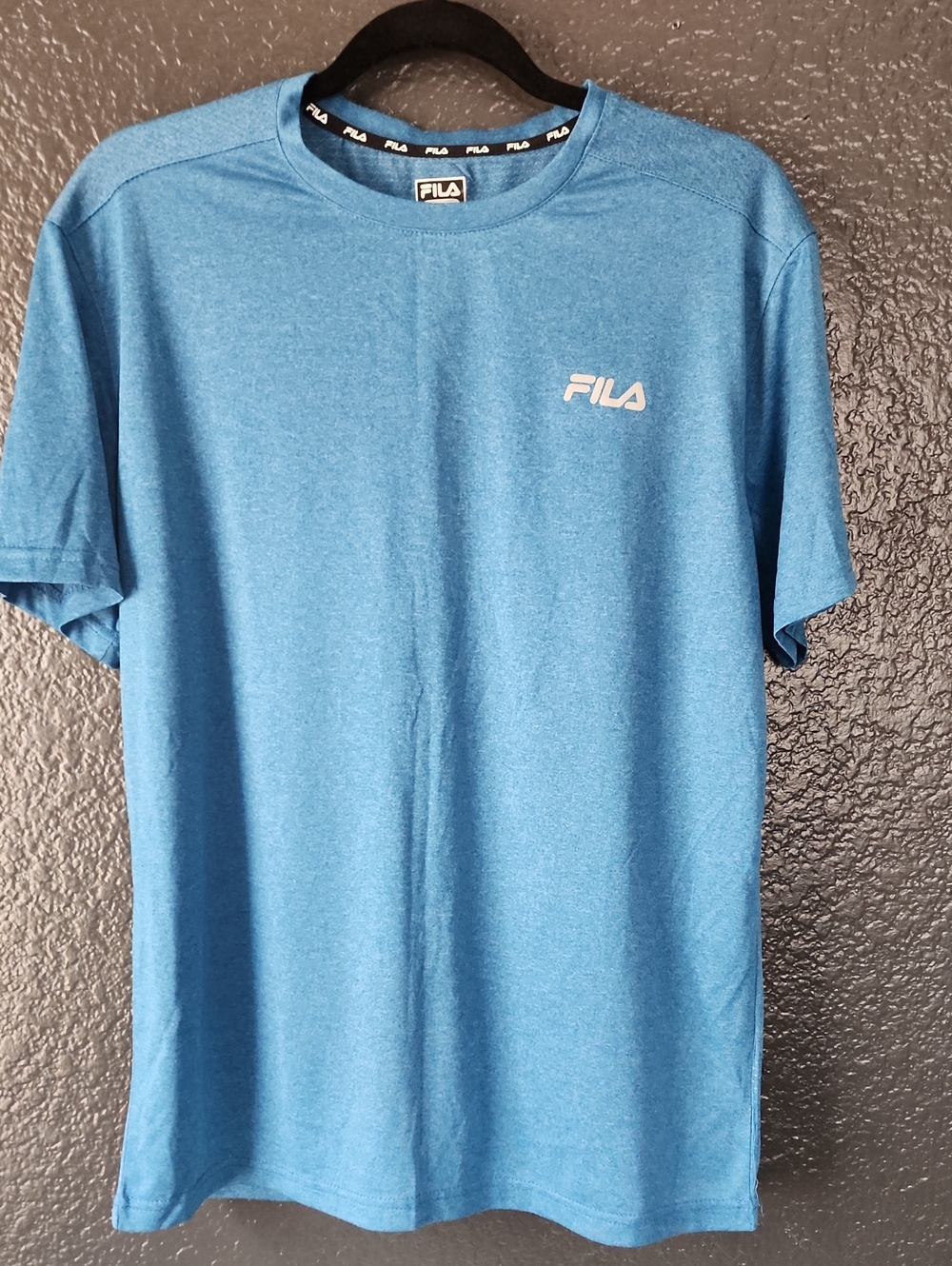Fila Heather Blue Short Sleeve Crewneck Tee